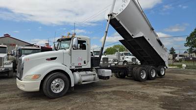 Peterbilt 386 Dump Truck - Cummins 485HP, 13 Speed Manual