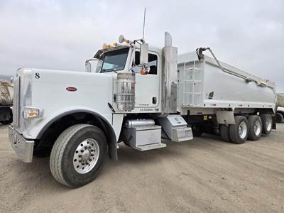 Peterbilt 389 Tri Axle Dump Truck - Cummins 500HP, 6 Speed Allison Rds Amt
