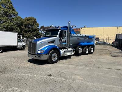 Peterbilt 579 Tri Axle Dump Truck - Cummins 450HP, 10 Speed Manual