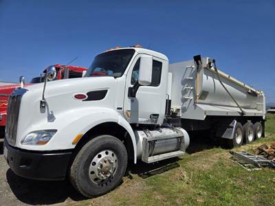 Peterbilt 579 Dump Truck - Cummins 450HP, 10 Speed Ultrashift Automatic