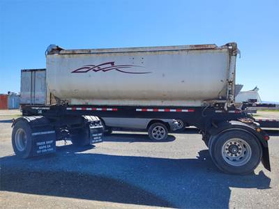 Reliance 15 ft Half Round End Dump Trailer - Steel