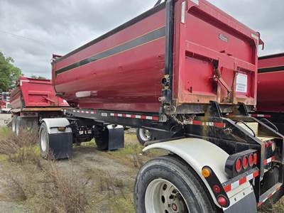 Reliance 15 ft End Dump Trailer - Tandem Axle, Steel, Reyco