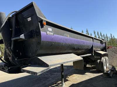Reliance 28 ft Half Round End Dump Trailer - Steel