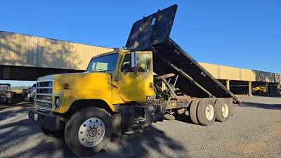 International S2500 Tandem Axle Flatbed Dump Truck - 350HP, 9 Speed Manual
