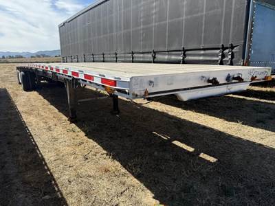 East 48x96 Aluminum Flatbed Trailer - Air Ride, Fixed Spread Axle