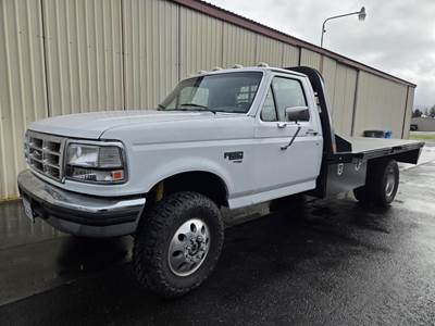 Ford F-350 XL Flatbed Truck - 350HP, 5 Speed Manual