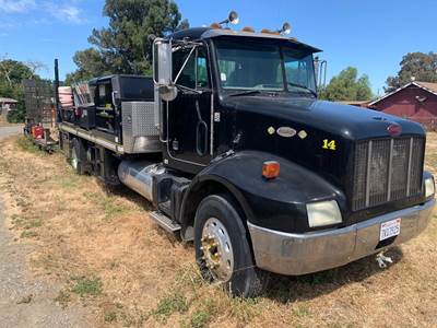 Peterbilt 330 Flatbed Truck - 240HP, 6 Speed Manual
