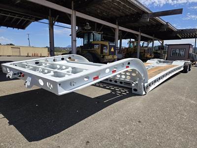 RACKLEY BILT 44x102 Tandem Axle Steel Lowboy Trailer - Walking Beam, Fixed Axle