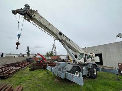 Terex RT190 90-Ton Rough Terrain Crane