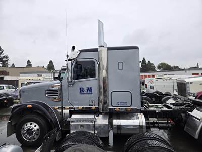 Freightliner Coronado 122 SD Sleeper Semi Truck - Flat Top Sleeper, Detroit 505HP, 10 Speed Manual