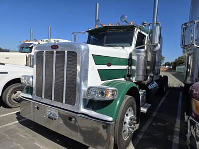 Peterbilt 388 Sleeper Semi Truck - Flat Top Sleeper, Cummins 500HP, 10 Speed Manual