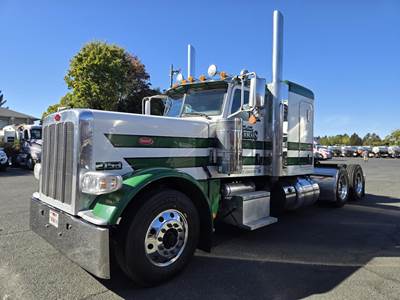 Peterbilt 389 Sleeper Semi Truck - Flat Top Sleeper, Cummins 500HP, 10 Speed Manual