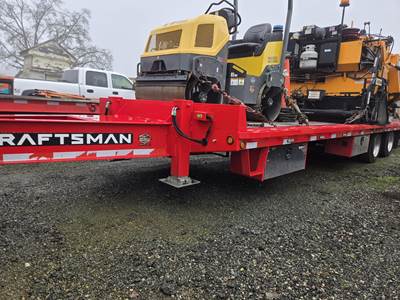 KRAFTSMAN 24x102 Tandem Axle Steel Tag Trailer - Fixed Axle
