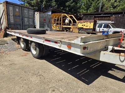 Miller 20ft Tandem Axle Steel Tag Trailer - Fixed Axle