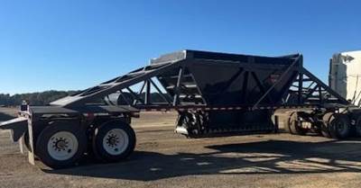 Brazos 40ft Tandem Axle Steel Belly Dump Trailer - Spring, Fixed Spread Axle