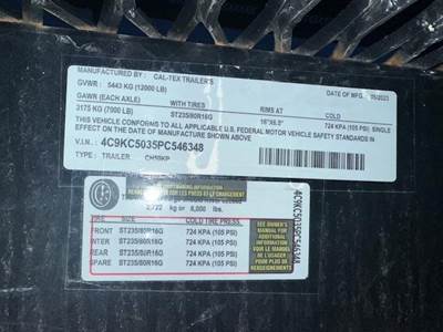 CAL-TEX CH50KP Car Hauler Trailer