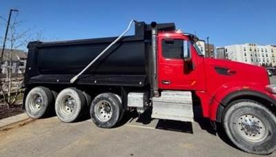 Peterbilt 567 Tri Axle Dump Truck - Cummins 450HP, 8Ll Amt, 18' Dump