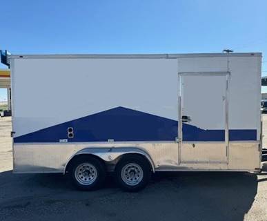 CYNERGY 16ft Tandem Axle Aluminum Enclosed Cargo Trailer - Spring, Fixed Axle