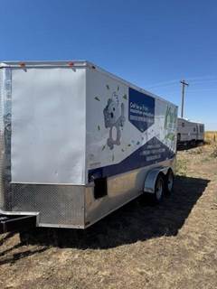 Peach Cargo 16x84 Tandem Axle Combination Enclosed Cargo Trailer - Spring, Fixed Axle