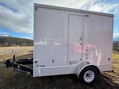 Rich 17x89 Single Axle Aluminum Enclosed Cargo Trailer - 4 Spring, Fixed Axle