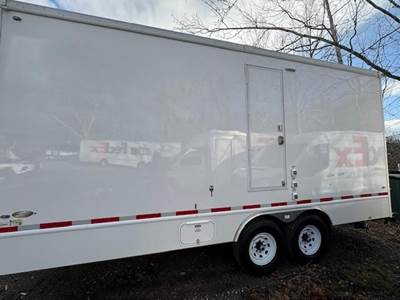 Rich 24x101 Tandem Axle Aluminum Enclosed Cargo Trailer - Spring, Fixed Axle