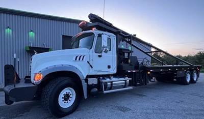 Mack Granite GU713 Tandem Axle Oil Field Truck - MP7, 405HP, 10 Speed Manual