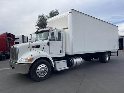 Peterbilt 337 26 ft Box Truck - 300HP, 6 Speed Automatic, Swing Door