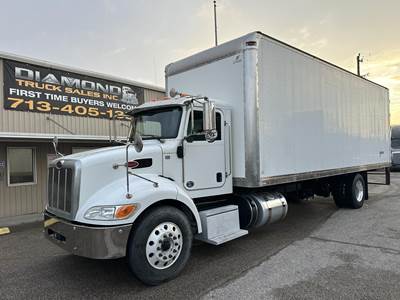 Peterbilt 337 26 ft Box Truck - 300HP, 6 Speed Allison Rds Automatic, Swing Door