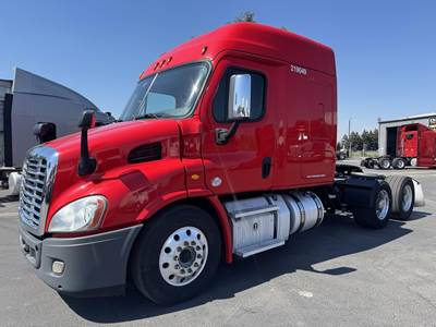 Freightliner Cascadia 113 Sleeper Semi Truck - 58" Mid Roof Sleeper, Detroit 450HP, 12 Speed Dt12 Automatic