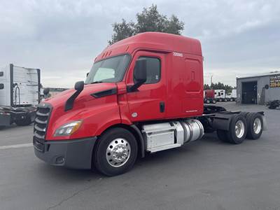 Freightliner Cascadia 116 Sleeper Semi Truck - 60" Mid Roof Sleeper, Detroit 450HP, 12 Speed Dt12 Automatic