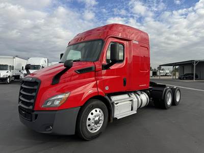 Freightliner Cascadia 116 Sleeper Semi Truck - Mid Roof Sleeper, Detroit 450HP, 12 Speed Dt12 Automatic