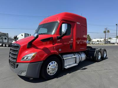 Freightliner Cascadia 116 Sleeper Semi Truck - Mid Roof Sleeper, Detroit 450HP, 12 Speed Dt12 Automatic
