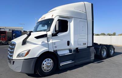 Freightliner Cascadia 116 Sleeper Semi Truck - 60" Mid Roof Sleeper, Detroit 450HP, 12 Speed Dt12 Automatic