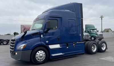 Freightliner Cascadia 116 Sleeper Semi Truck - 60" Mid Roof Sleeper, Detroit 450HP, 12 Speed Dt12 Automatic
