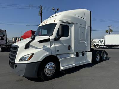 Freightliner Cascadia 116 Sleeper Semi Truck - Mid Roof Sleeper, Detroit 450HP, 12 Speed Dt12 Automatic
