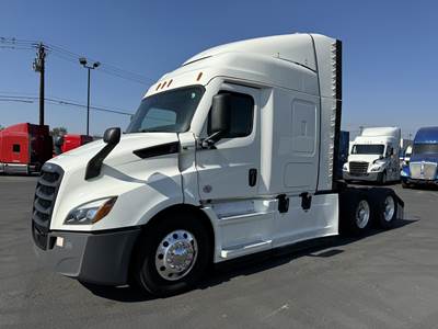 Freightliner Cascadia 116 Sleeper Semi Truck - Mid Roof Sleeper, Detroit 450HP, 12 Speed Dt12 Automatic