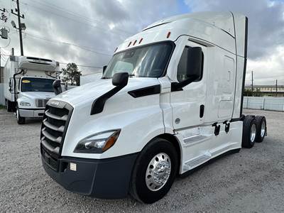 Freightliner Cascadia 116 Sleeper Semi Truck - Raised Roof Sleeper, Detroit 450HP, 12 Speed Dt12 Automatic