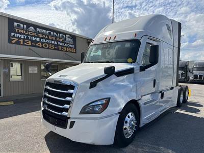 Freightliner Cascadia 126 Sleeper Semi Truck - Raised Roof Sleeper, Detroit 400HP, 12 Speed Dt12 Automatic