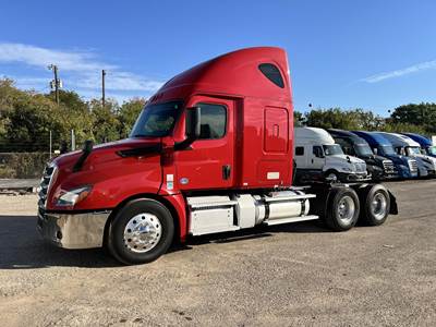 Freightliner Cascadia 126 Sleeper Semi Truck - 68" Raised Roof Sleeper, Detroit 455HP, Automatic