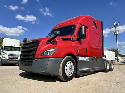 Freightliner Cascadia 126 Sleeper Semi Truck - 72" Raised Roof Sleeper, Detroit 400HP, Automatic