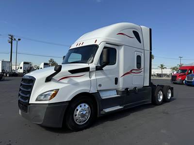 Freightliner Cascadia 126 Sleeper Semi Truck - Raised Roof Sleeper, Detroit 455HP, 10 Speed Manual