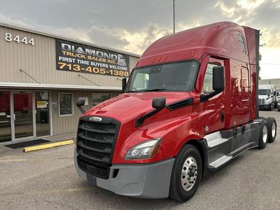 Freightliner Cascadia 126 Sleeper Semi Truck - Raised Roof Sleeper, Detroit 400HP, 12 Speed Dt12 Automatic