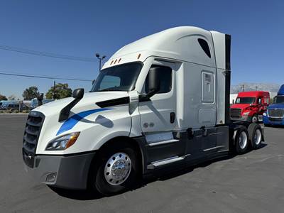 Freightliner Cascadia 126 Sleeper Semi Truck - Raised Roof Sleeper, Detroit 400HP, 12 Speed Dt12 Automatic