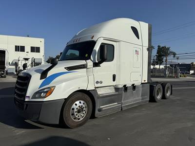 Freightliner Cascadia 126 Sleeper Semi Truck - Raised Roof Sleeper, Detroit 400HP, 12 Speed Dt12 Automatic