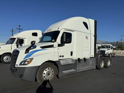 Freightliner Cascadia 126 Sleeper Semi Truck - Raised Roof Sleeper, Detroit 400HP, 12 Speed Dt12 Automatic