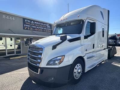 Freightliner Cascadia 126 Sleeper Semi Truck - Raised Roof Sleeper, Detroit 455HP, 12 Speed Dt12 Automatic