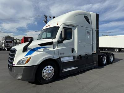 Freightliner Cascadia 126 Sleeper Semi Truck - Raised Roof Sleeper, Detroit 400HP, 12 Speed Dt12 Automatic