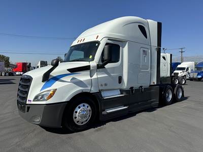 Freightliner Cascadia 126 Sleeper Semi Truck - Raised Roof Sleeper, Detroit 400HP, 12 Speed Dt12 Automatic