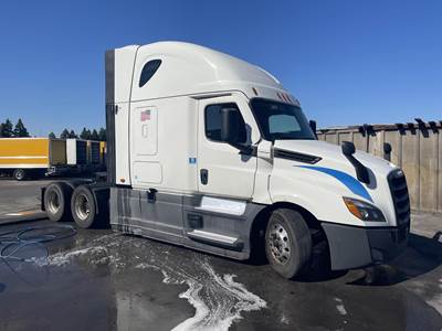 Freightliner Cascadia 126 Sleeper Semi Truck - 71" Raised Roof Sleeper, Detroit 400HP, 12 Speed Dt12 Automatic