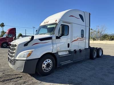 Freightliner Cascadia 126 Sleeper Semi Truck - Raised Roof Sleeper, Detroit 455HP, 10 Speed Automatic